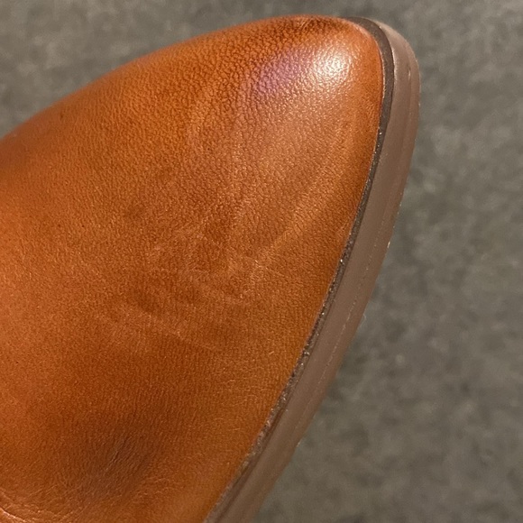 Carlos by Carlos Santana camel leather heeled booties - Picture 6 of 6